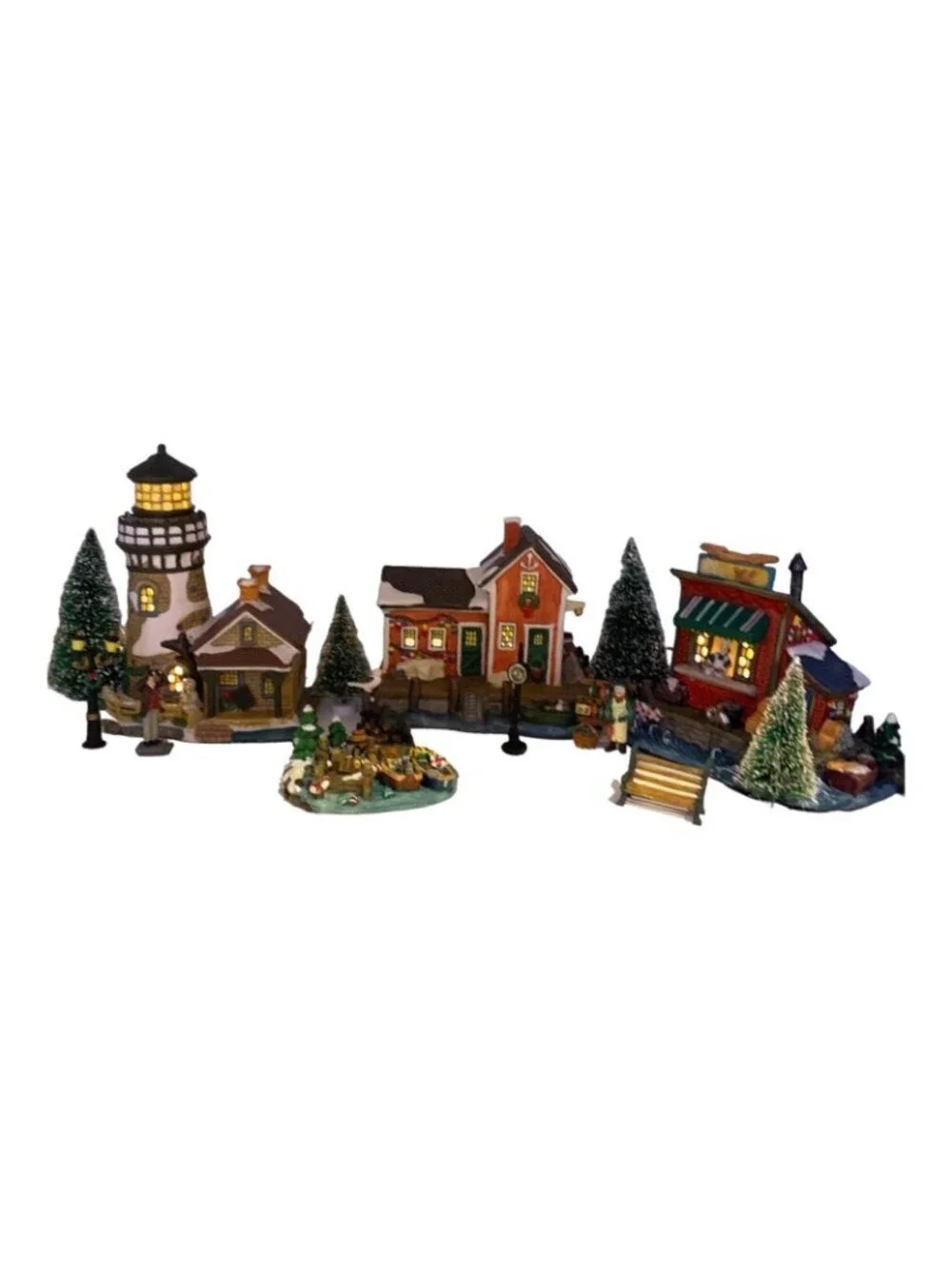 Home Accent Holiday Starter Set Canterbury Lane Seashore Nautical 15 pieces READ